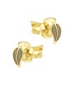 Leaf Shaped Silver Stud Earring  STS-6551